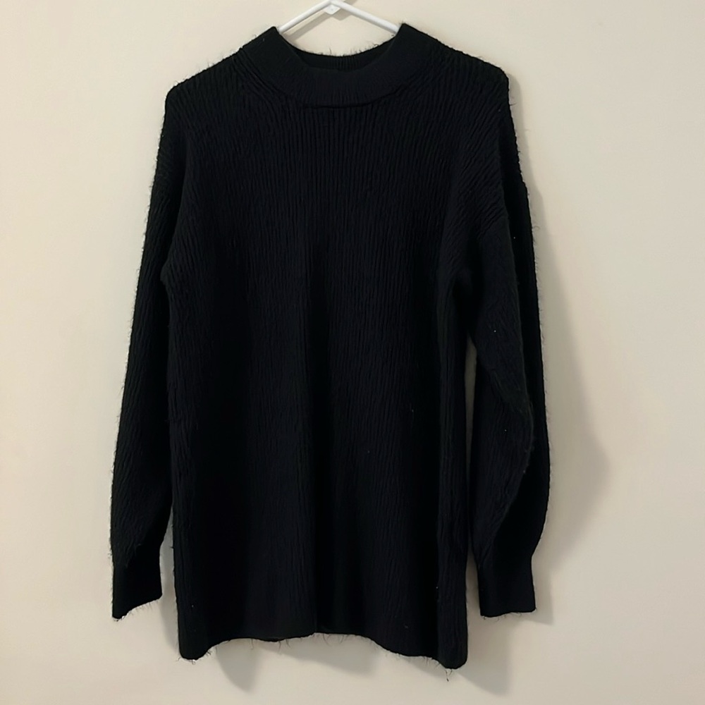 mock neck sweater